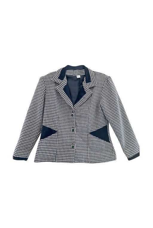 Blazer pied-de-poule