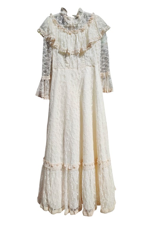60's wedding dress