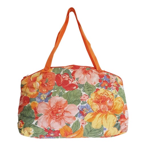 Floral quilted bag