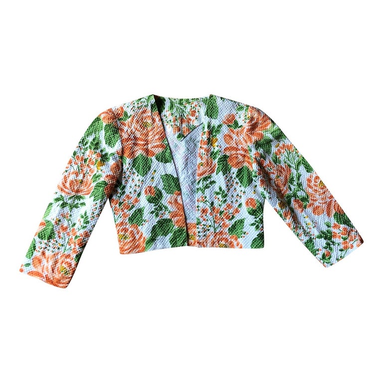 Short floral jacket