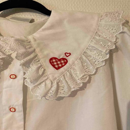 Blouse à grand col