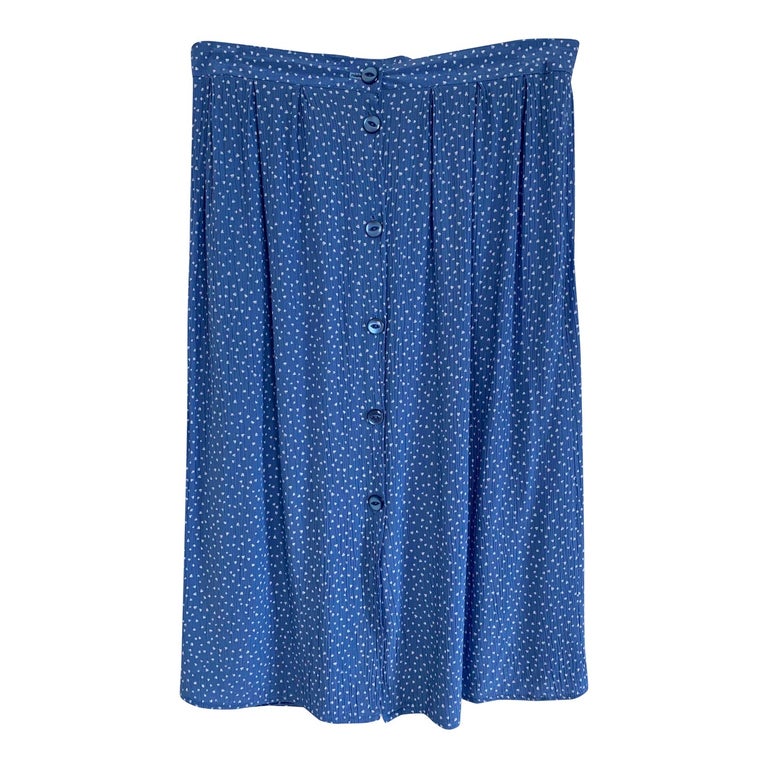 Jupe midi boutonnée