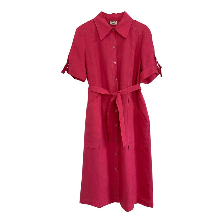 Robe chemise en lin