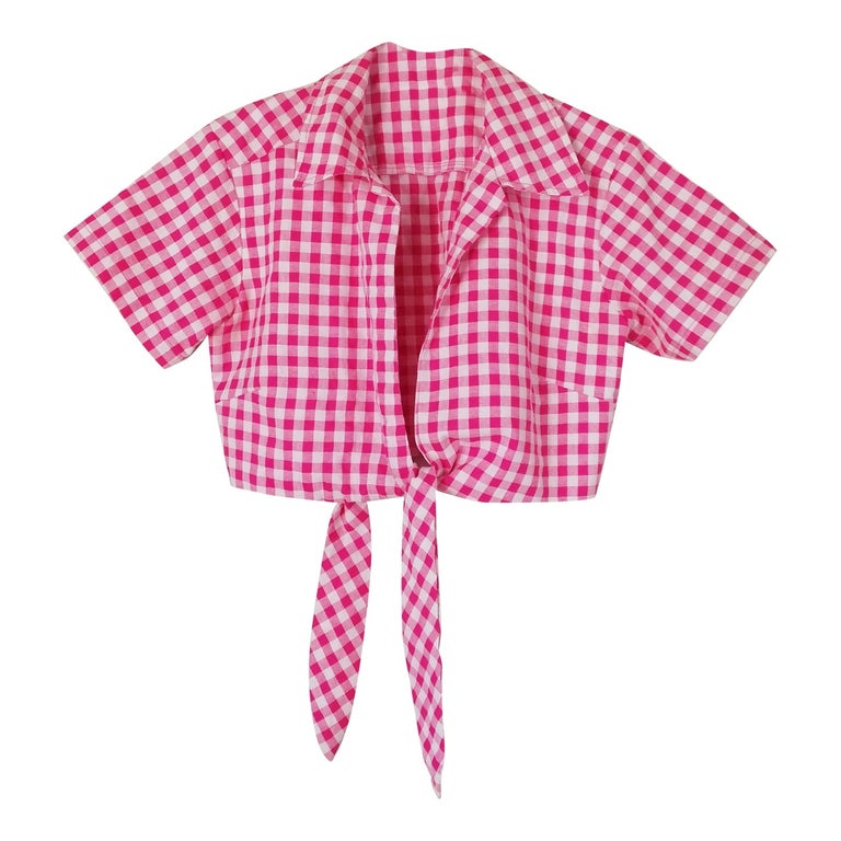 Crop top vichy