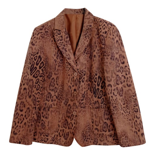 Leopard blazer