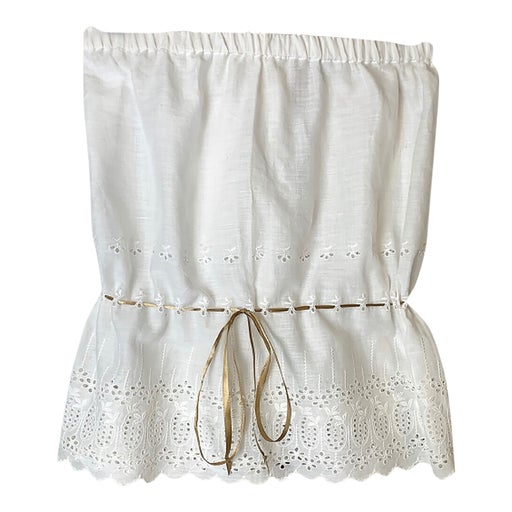 Embroidered bustier