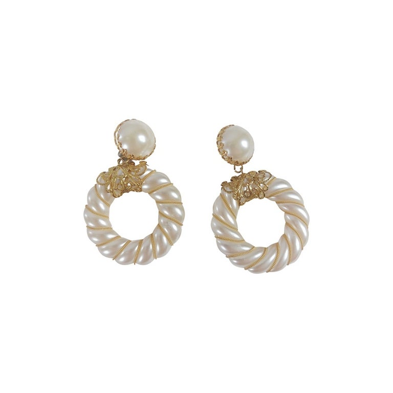 Boucles d'oreilles perles