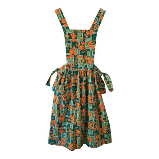 Robe tablier en coton