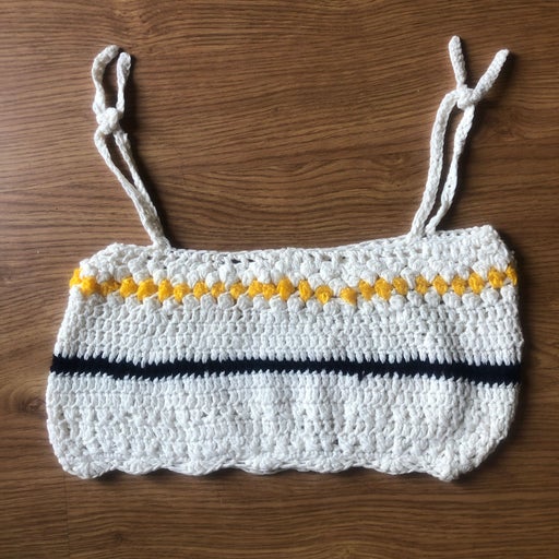 Crop top and crochet