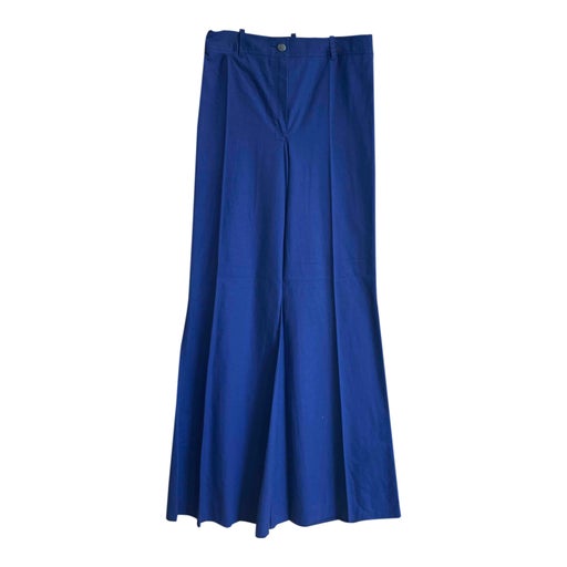 Flared cotton pants