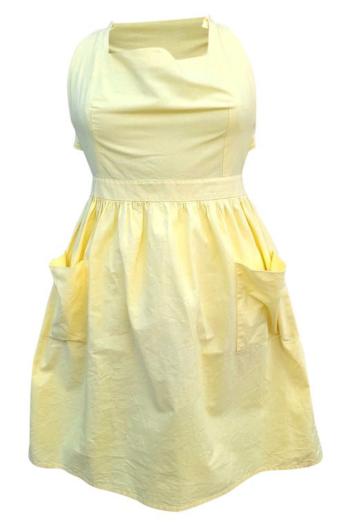 70's apron dress