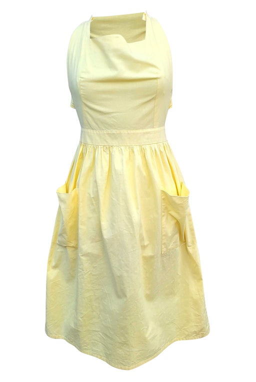 70's apron dress