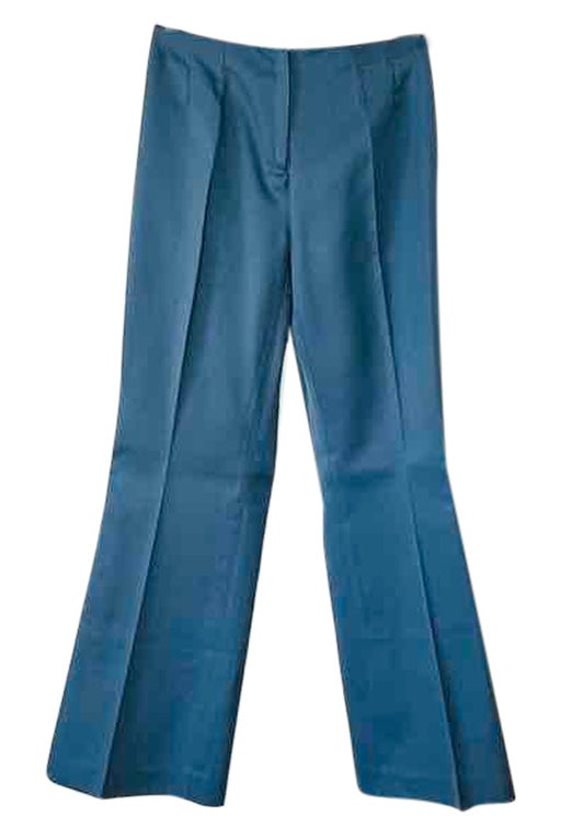 Blue flare pants