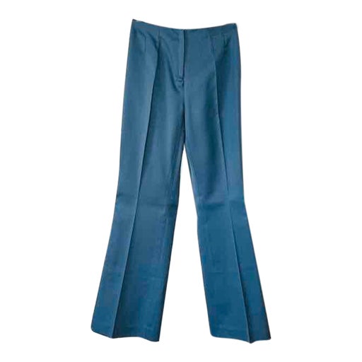 Blue flare pants