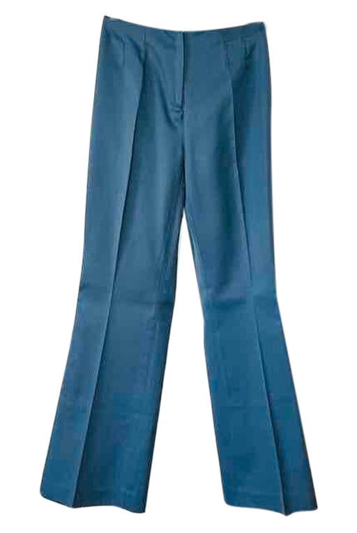 Blue flare pants