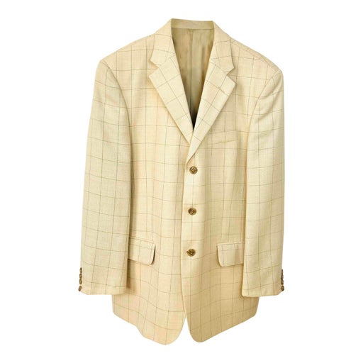 Checked blazer