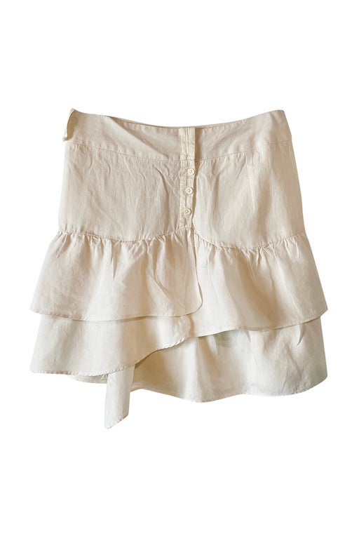Ruffled mini skirt