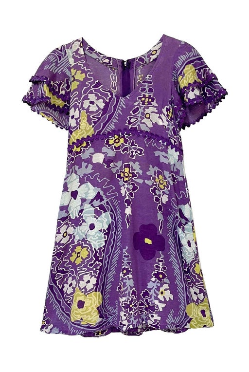 70's floral dress