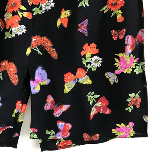90's printed skirt