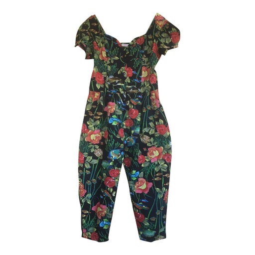 Combi-pantalon à fleurs
