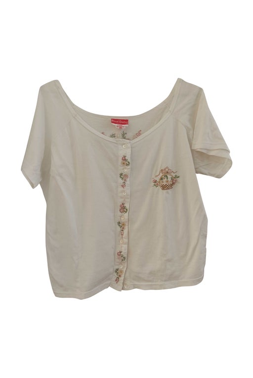 Embroidered top