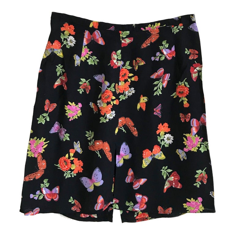 90's printed skirt