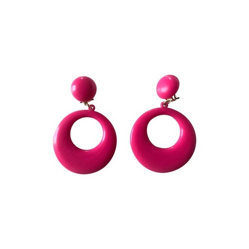 pink earrings