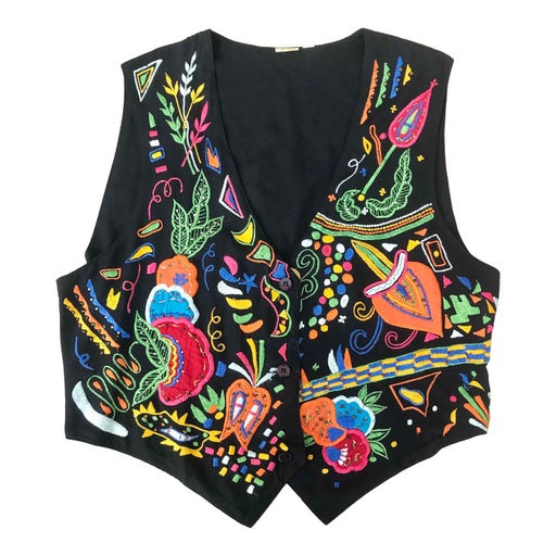 Embroidered vest