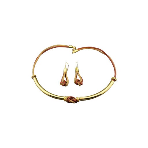 Parure bijoux dorés 90's