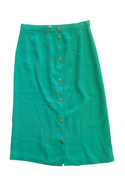 80's buttoned skirt