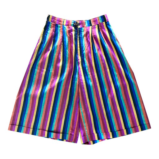 Silk Bermuda shorts