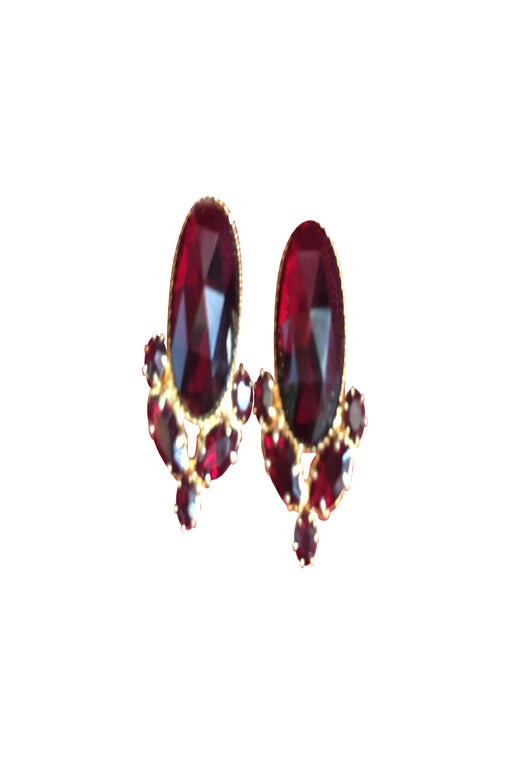 Red earrings
