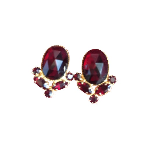 Boucles d’oreilles rouges