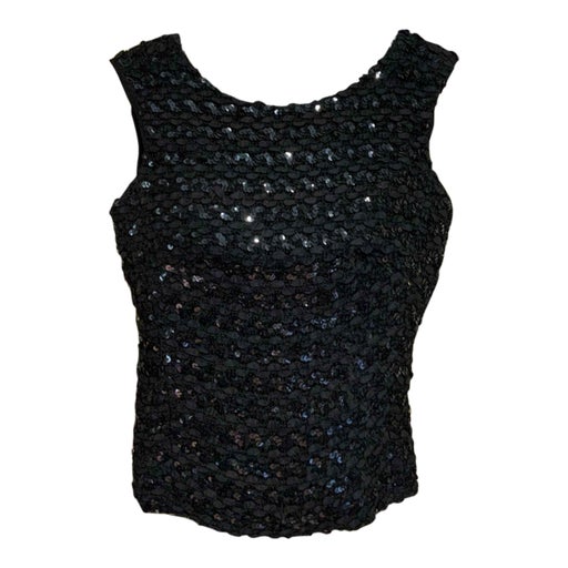 Sequin open back