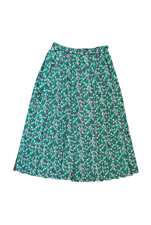 Floral pleated skirt