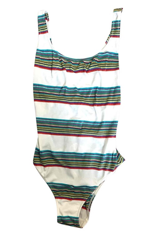 Striped swimsuit