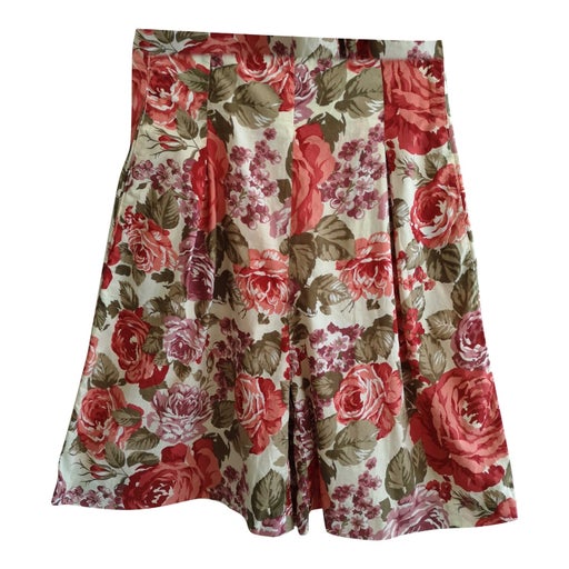 Floral culotte skirt