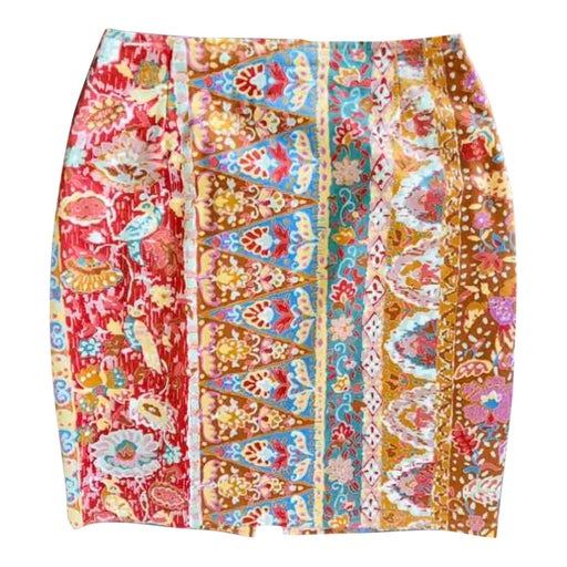 Cotton pencil skirt