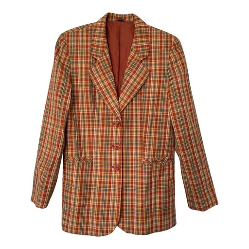Blazer à carreaux