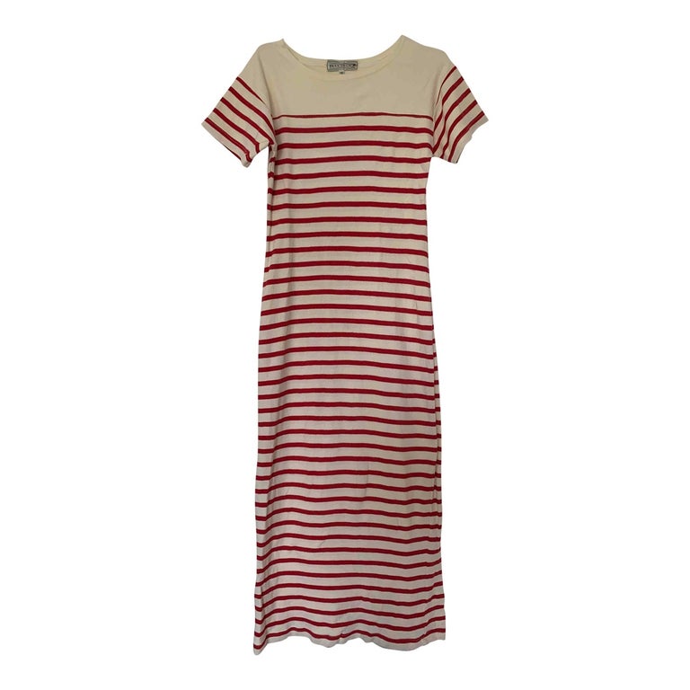 Robe longue marinière