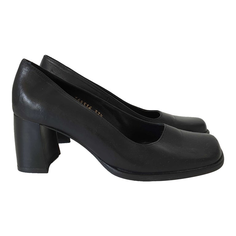 Escarpins en cuir