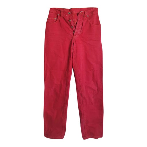 Pantalon en jean rouge