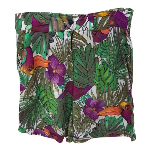 70's floral shorts
