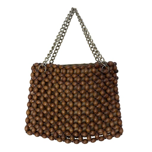Bag of wooden beads