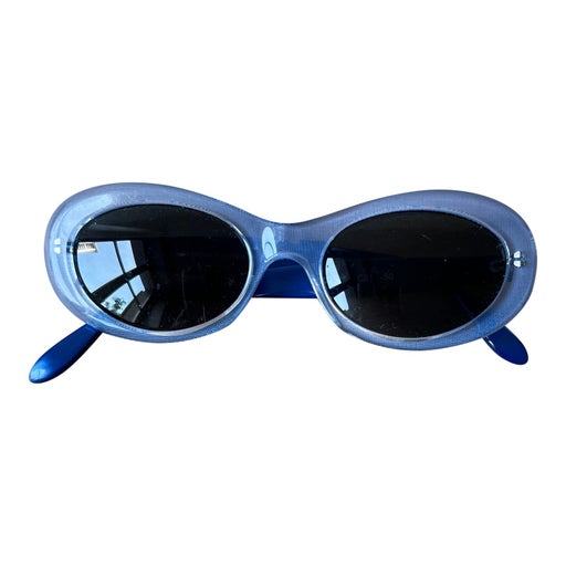 Lunettes de soleil bleues
