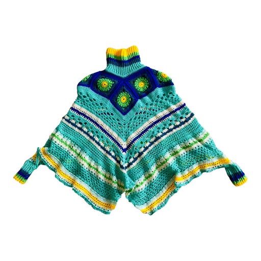 Poncho en laine