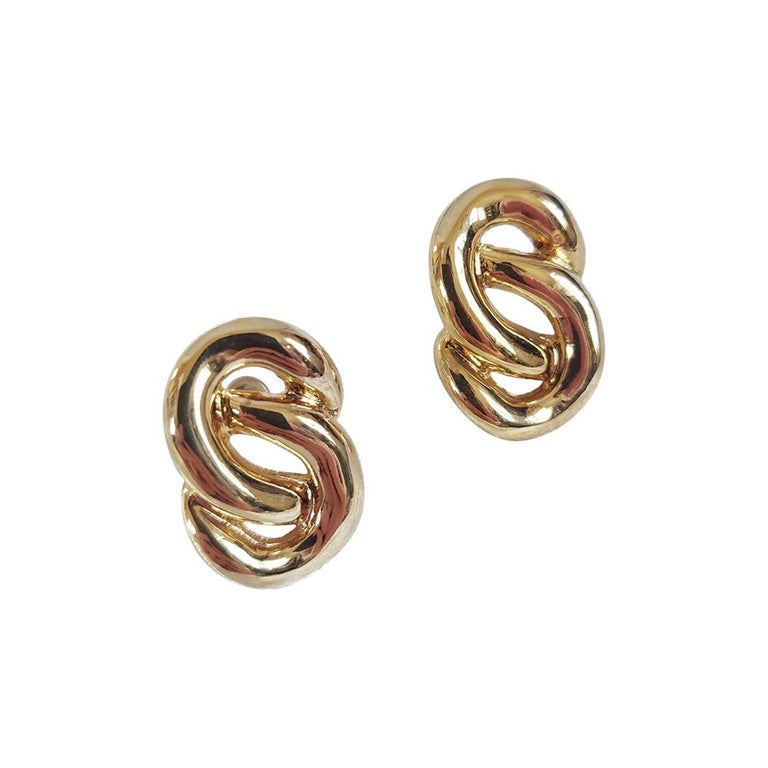 Boucles d'oreilles dorées