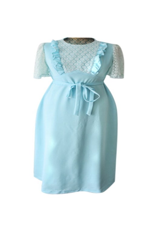 60's blue dress