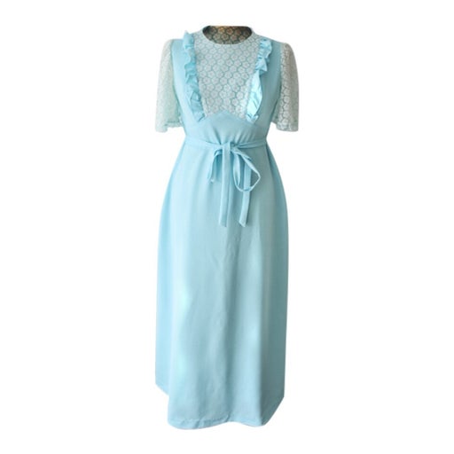 60's blue dress
