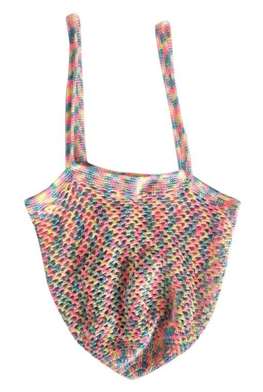 Multicolor mesh bag